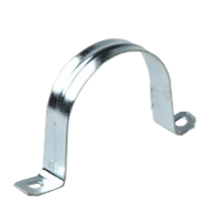 Скоба металлическая двухлапковая цельнооцинкованная Скоба двухлапковая