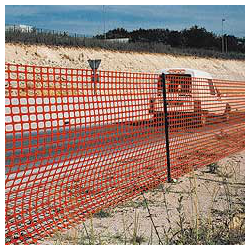 Аварийное ограждение, ячейка 42*45, 1.3х50м,оранжевая