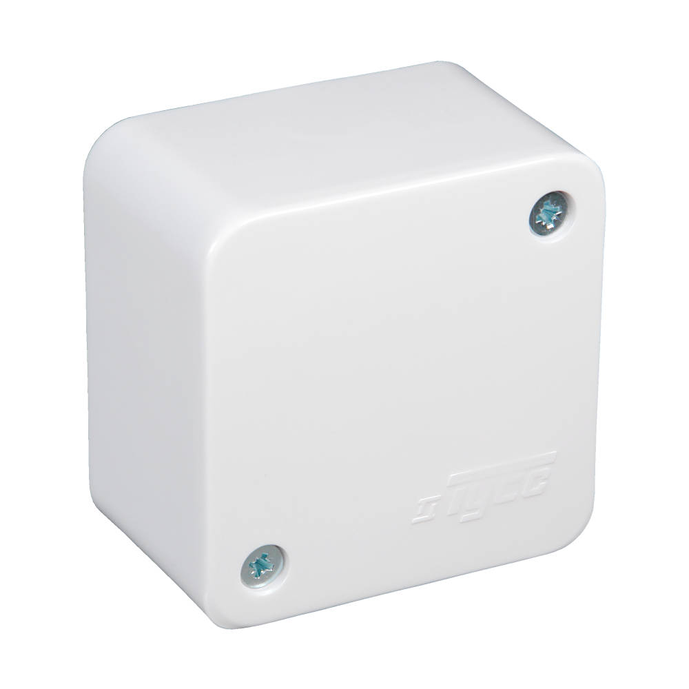 65002 Тусо Коробка распаячная о/п, 55х55х32мм (2 клеммника) белая