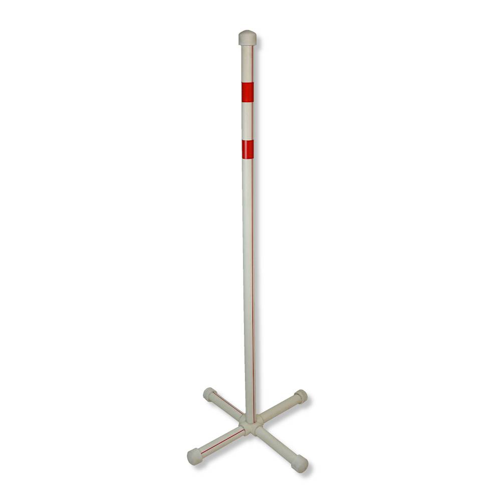 Веха на крестовидном основании 1.5м, d=32мм, неразъемная